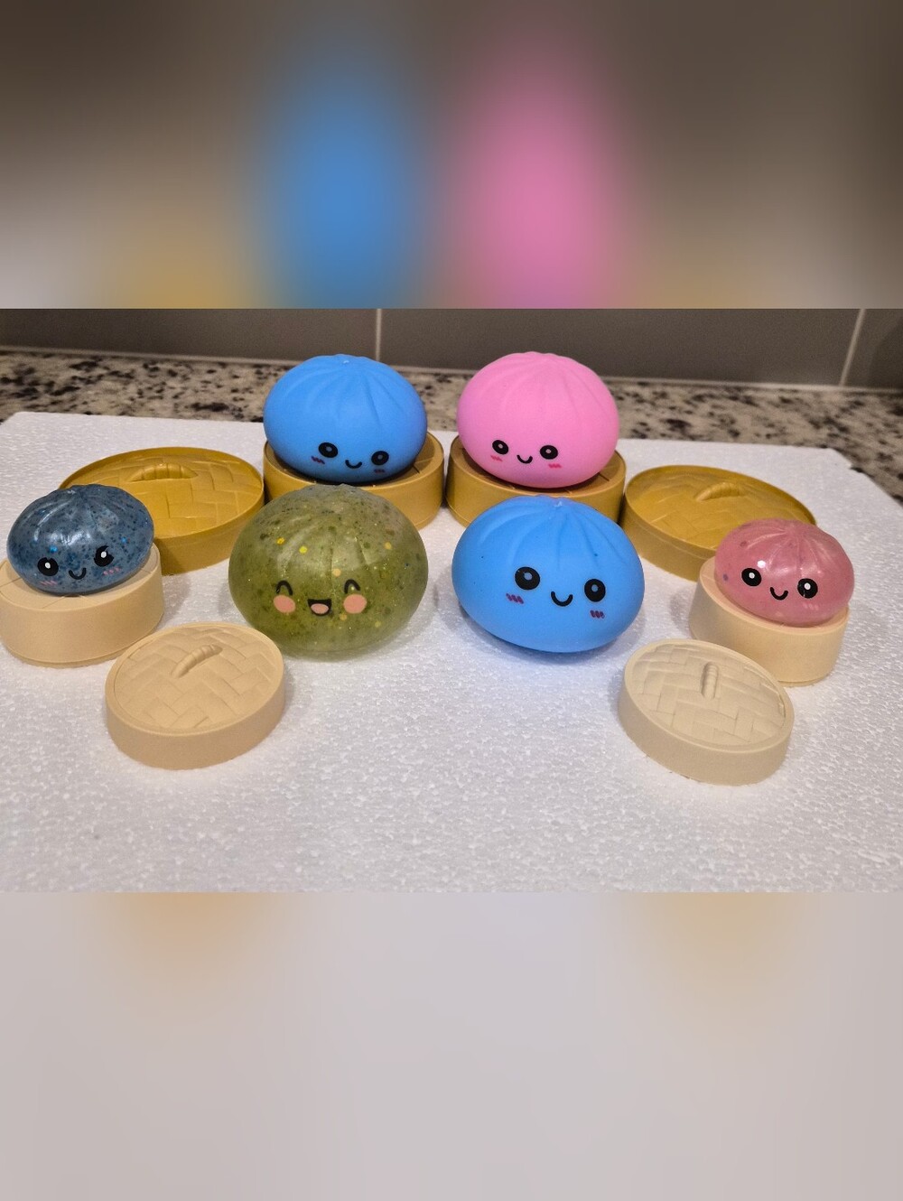 Dumpling Squishy Toy Set